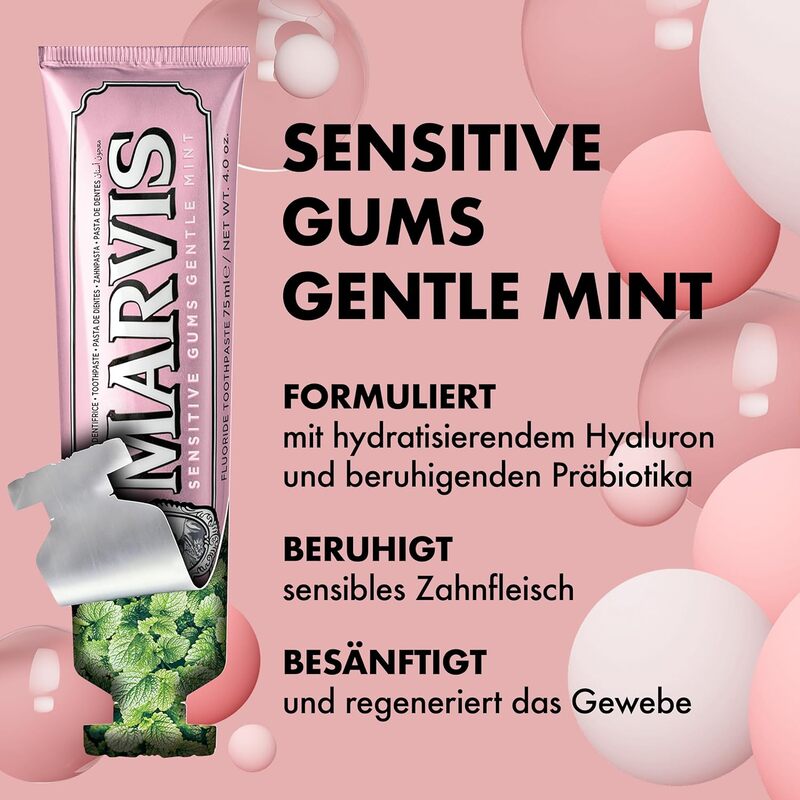 Marvis Sensitive Gums Gentle Mint Toothpaste (75ml)